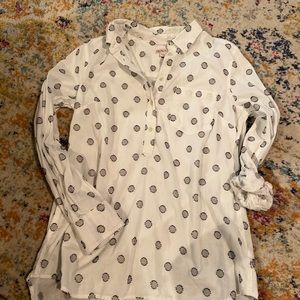 Long sleeve white tunic